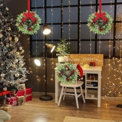 Pcs 9 Inch Artificial Wreaths for Kitchen Cabinet Norfolk Pine 8 Christmas