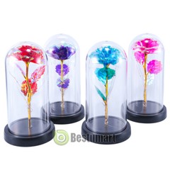 Eternal Rose Flower LED Enchanted Galaxy Rose LED Light Valentine’s Gift