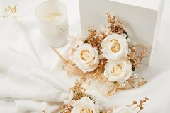 Handcrafted Faux Silk Wrist Corsages – 6 Elegant Accessories for Weddings
