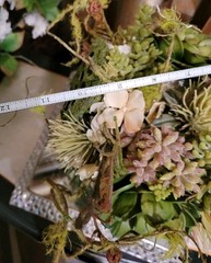 Professional Bridal Bridesmaids Bouquet Silk Botanical Succulent Fern Shoots