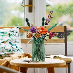 Botanicals Flower Bouquet Building Set – Artificial Flowers for Decoration