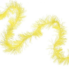 5Ft Feather Boa, 8 Pcs Artificial Fluffy Feather Boas, Yellow