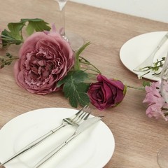 DUSTY ROSE 6 ft Artificial Rose Peony Flower Garland Wedding Party Decorations