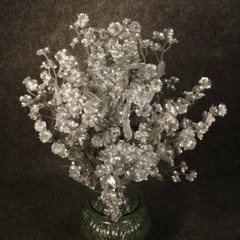12 Stems Silk Baby’s Breath Gypsophilia Spray Silver or Gold #00100104000