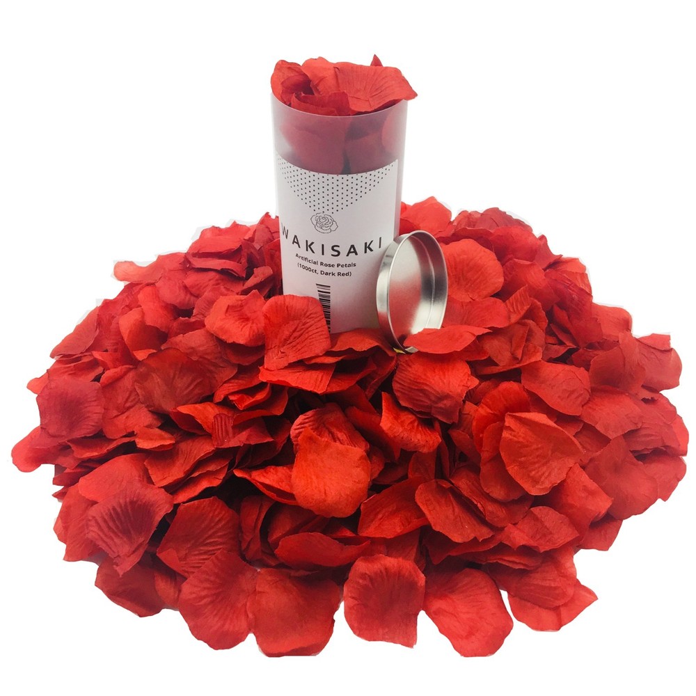 (Pre-separated, Scented) Artificial Silk Rose Petals for Romantic Valentines Day