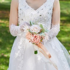 Artificial Flower Bridal Bouquets for Wedding, Ceremony, Anniversary, Valentines