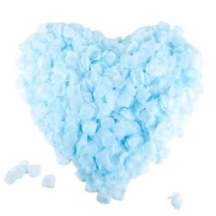 CODE FLORIST 2200 PCS Silk Flower Rose Petals for Wedding 2 Inch Light Sky Blue
