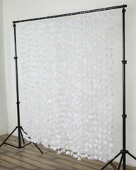 Nikkah Set Up / White Wisteria Garland Flower String 6ftx6ft Vine Backdrop