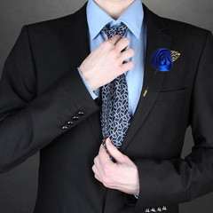 12Pieces/lot Groom Boutonniere Wedding Silk Rose(3.5cm) Flowers Accessories Prom