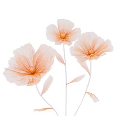 Large Artificial Wedding Flowers Three-headed Wedding Decorative Height:170cm
