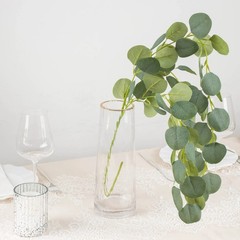 Green 3 Realistic 41″ Silk Eucalyptus Hanging Artificial PLANT STEMS Party Event