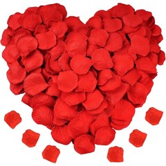 1200 PCS Artificial Silk Rose Petals Fake Rose Petals for Wedding Decoration