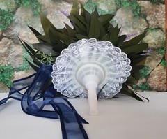 Bride, Maid of Honor Bridesmaid Bouquet Mix dried Eucalyptus wood & Silk flowers