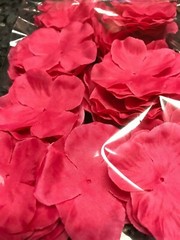 100 pcs Silk Flower Petals for Wedding Valentine’s day Girl Basket Decoration