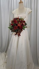 Autumn Apple Harvest Faux Silk Wedding Bouquet