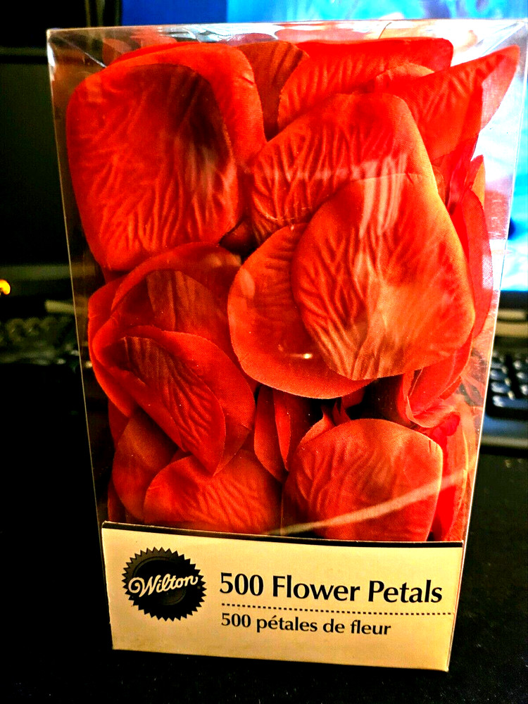 Red Silk Rose Petals 500 Count Wedding Supplies Valentines Day Roses Wedding