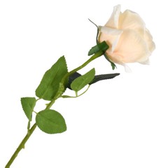 Long Stem Rose Flower Fake Wedding Centerpieces Bridal Bouquet Arrangement IVORY