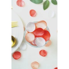 300pcs Reusable Silk Rose Petals Wedding Decorations Table Scatter Party Favors