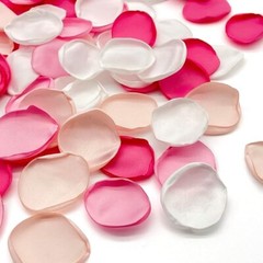 400 piezas de pétalos de rosa para decoración de bodas, pétalos de seda de color