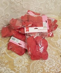 Red Rose Petals, 100 Per Package, Synthetic, 29 Packages; 2900 Petals ! ALL NIP