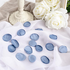 100pcs Silk Rose Petals, Artificial Flower Petals, Realistic Scatter Wedding Dec