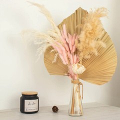 BLUSH 50 Stems 15″ Rabbit Tail Dried Natural Pampas Grass SPRAYS Party Events