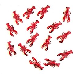 24 Pcs Mini Crawfish Lobsters Boil Party Supplies Red Lobsters Crawfish Seafo…