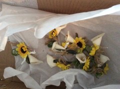 wedding Flowers Bridal Bouquet PKG u can Change colors 12 Bouquet