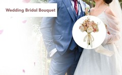 Wedding Bridal Bouquet Rose Flowers for Wedding Valentine’s Day