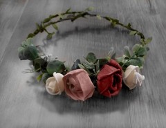 Wine & Mauve Bridal Bouquet Sola Wood Burgundy Bridesmaid Flowers Wedding Prom