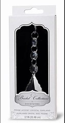 Decor Hanging Crystal Clear PRISM ACCENT – David Tutera 12″ Lot 4