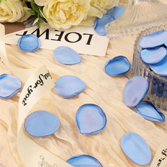 400PCS Light Blue Rose Petals Fake Slik Flower Petals for Wedding Artificial Flo