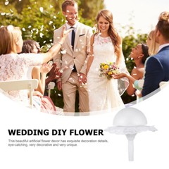 1 Set Bouquet Holder Flower Arrangement Foams Wedding Floral Handle