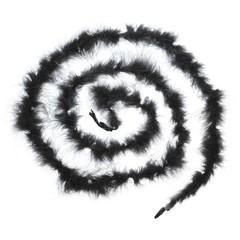 1 Pcs 6.6 Ft Feather Boas Feather for DIY Craft Sewing Trim Party Home Black