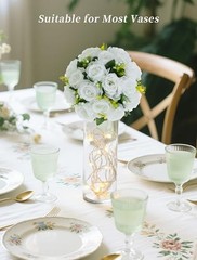 Flowers for Wedding Centerpieces: Pcs Artificial Roses Flower Balls 10 White