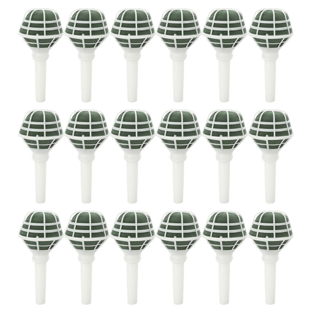 18 Pcs Floral Holder Wedding Flower Handle Bridal Bouquet Decoration