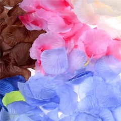 1000 × Silk Rose Petals Romantic Decor Fake Flowers Confetti Wedding Engagement