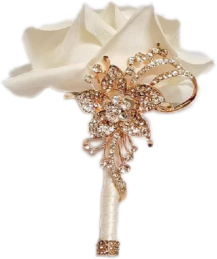 Bridal Water Drop Jewelry Bouquet Wedding Bouquet Luxury Jewelry Proposal Brides