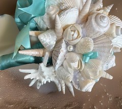 Natural Seashell Wedding Bouquet, Forever Keepsake, Beautiful One Of A Kind
