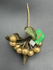 Metalic Gold Mini Flower Pick Floral Pick Hobby Lobby