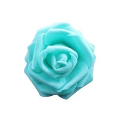Artificial Fake Flowers Foam 7.5cm Rose Head For Wedding Decorations DIY Wreaths