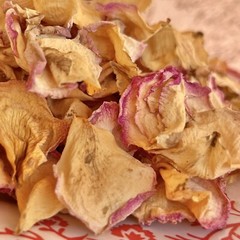 20c/2.4oz FRAGRANT REAL Dried ROSE PETALS PINK WHITE Biodegrad Wedding Confetti