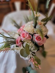 Wedding Bouquet and Boutenniere Bridal Flower Bouquet