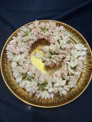 16” 1 Mulam Jaathi Poo Natural Looking Handmade Jasmine Flower Gajra G5