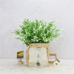 US 4p Artificial Wheat Grass Faux Flower for Home & Garden Decor Party Ornament