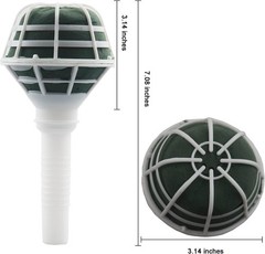 Handheld Wedding Flower Bouquet Holders – Set of 4 with 100 Pins Included