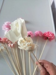 Chrysanthemum Reed Diffuser Set Artificial Plant Fireless Aromatherapy Decor