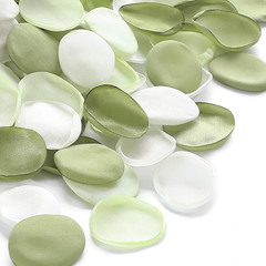 Floroom 300Pcs Rose Petals Sage Green Elf Green Faux Silk Flower Petals for Wedd