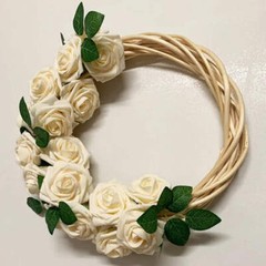 10/25/50Pcs Artificial Rose Flowers Foam Fake Faux Flowers Roses for DIY Wedding