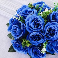 2 Silk Roses 10″ Artificial FLOWER BALLS Bouquets Centerpieces Party Decorations